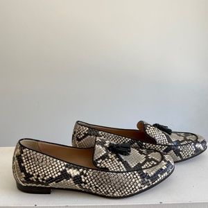 J.Crew Snakeskin Loafer